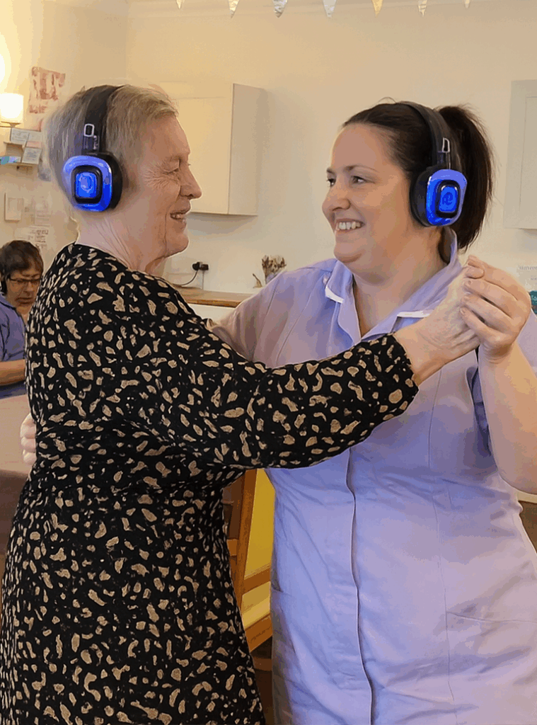 silent disco care home