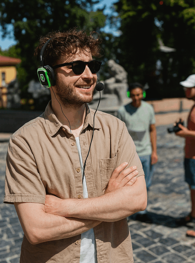 tour guide headphone hire