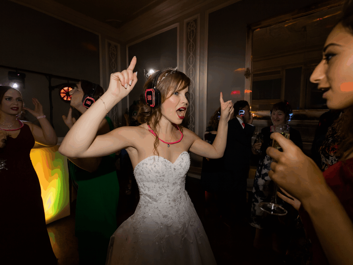silent disco wedding